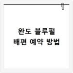 완도 블루펄 배편 예약 방법